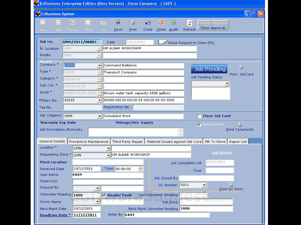 EZBusiness Small Screenshot 1